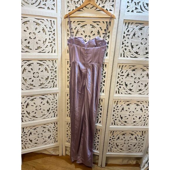 House of CB Charmaine Lavender Corset Maxi Dress Size M Medium - Picture 6 of 10